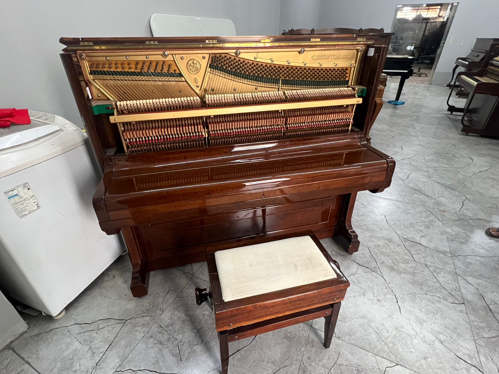 Vista 3 do piano Bechstein Piano Acústico